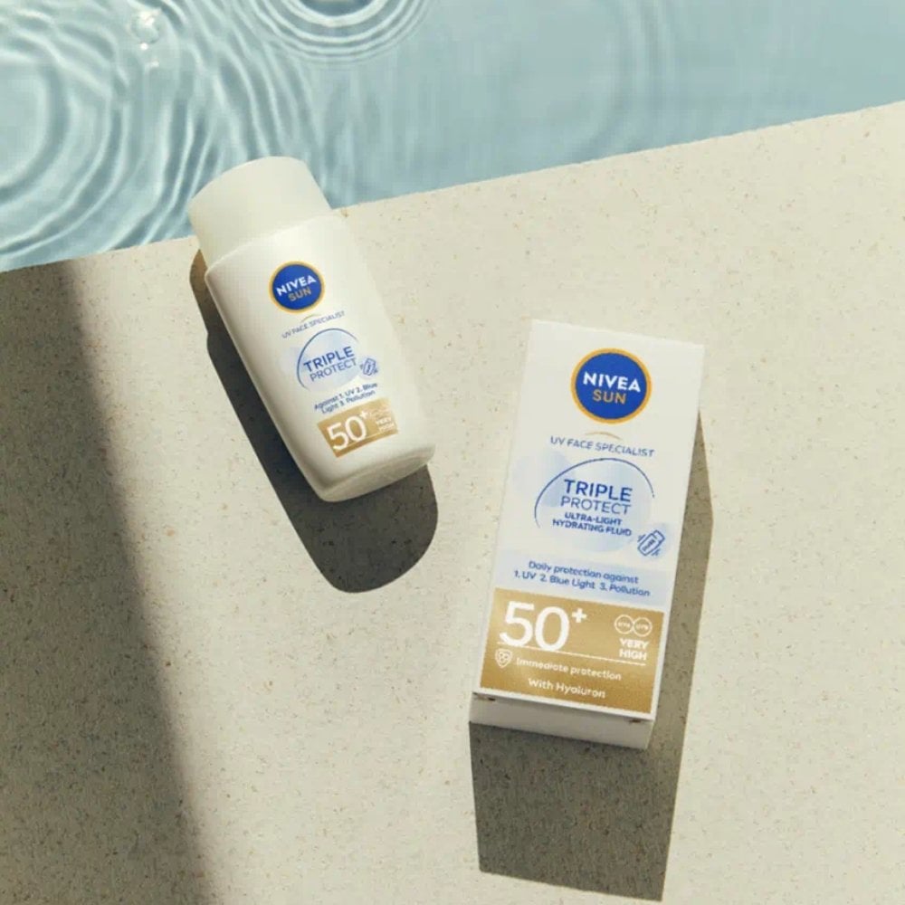 nivea-very-high-protection-sun-uv-q10-triple-protect-facial-sun-cream-spf50-40ml-p33318-94878_image.jpg Nivea Sun UV Face Specialist Triple Protect Sun Fluid SPF50+ 40ml - Image 1