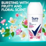 Sure Nonstop Protection 72h Bright Bouquet Anti-Perspirant Deodorant Roll-On 50ml - Image 5