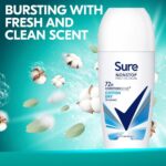 Sure Nonstop Protection 72h Cotton Dry Anti-Perspirant Deodorant Roll-On 50ml - Image 6