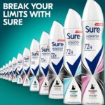 Sure Nonstop Protection 72h Invisible Aqua Anti-Perspirant Deodorant Spray 250ml - Image 8
