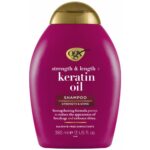 OGX Strength & Length Keratin Oil Shampoo 385ml - Image 2