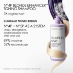 Olaplex No 4P Blonde Enhancer Toning Shampoo 1000ml - Image 7