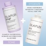 Olaplex Blonde Toning Shampoo No 4P & No 5P Blonde Enhancer Toning Conditioner Twin 2 x 250ml - Image 9