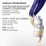 Olaplex Blonde Toning Shampoo No 4P & No 5P Blonde Enhancer Toning Conditioner Twin 2 x 250ml - Image 6