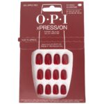 OPI xPress/On Nails Big Apple Red 30x