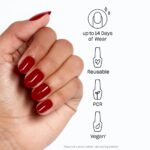 OPI xPress/On Nails Big Apple Red 30x - Image 3