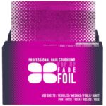 Procare Embossed Pink Fade Hair Foil Pop-Up Sheets 130mm x 280mm 500 Sheets