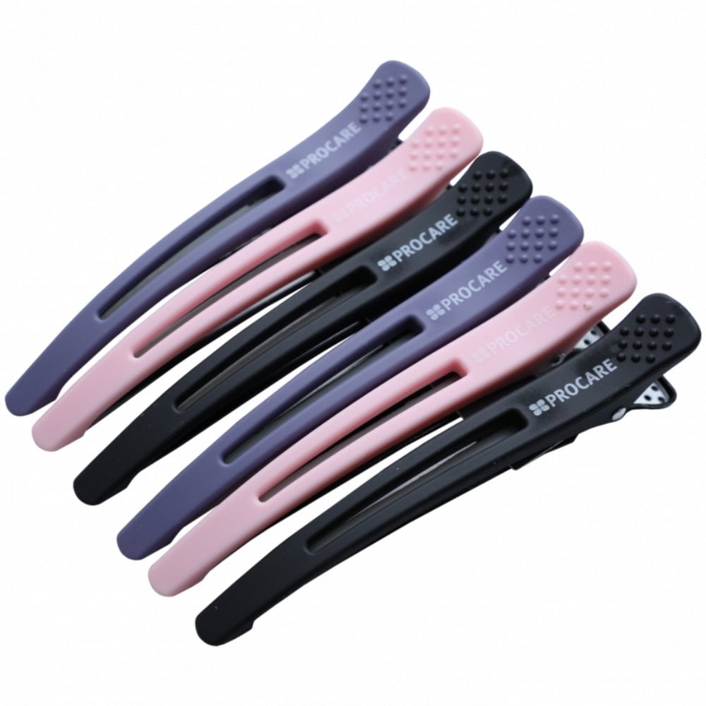 procare-hair-sectioning-clips-pack-of-6-p35494-107508_image.jpg Procare Hair Sectioning Clips Pack of 6 - Image 1