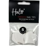 Halo Pure Nails French Nail Tips 50x Size 5