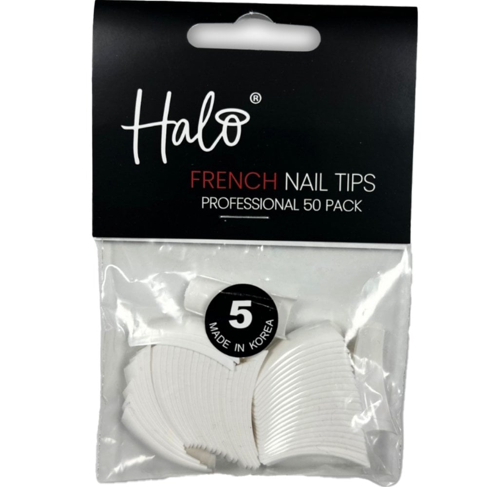 pure-nails-french-nail-tips-50x-size-5-p38353-124356_image.jpg Halo Pure Nails French Nail Tips 50x Size 5 - Image 1