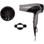 Remington Ionic Dry Hair Dryer Black/Silver 2200 D3190S - Image 4