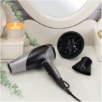 Remington Ionic Dry Hair Dryer Black/Silver 2200 D3190S - Image 5