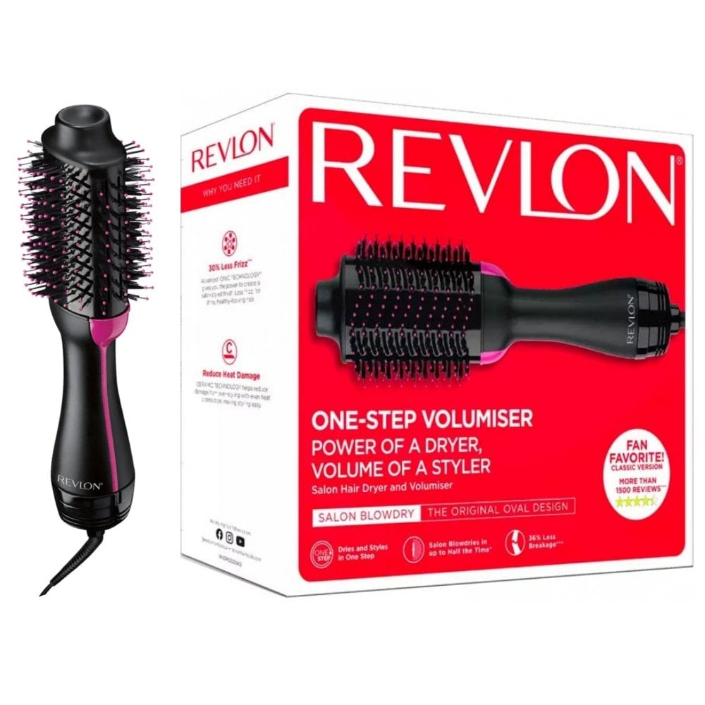 revlon-pro-collection-salon-one-step-hair-dryer-volumiser-black-p16278-76736_image.jpg Revlon Pro Collection Salon One-Step Hair Dryer & Volumiser Black - Image 1