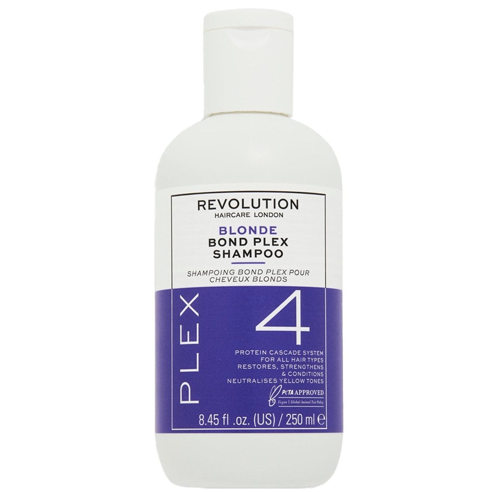 revolution-haircare-plex-4-blonde-bond-plex-shampoo-250ml-p26357-62187_image.jpg Revolution Haircare Plex 4 Blonde Bond Plex Shampoo 250ml - Image 1