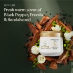 Sanctuary Spa Golden Sandalwood Natural Oils Sand & Salt Scrub 300g - Image 3