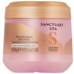 Sanctuary Spa White Lily & Damask Rose Pink Himalayan Salt Scrub 300ml - Image 6