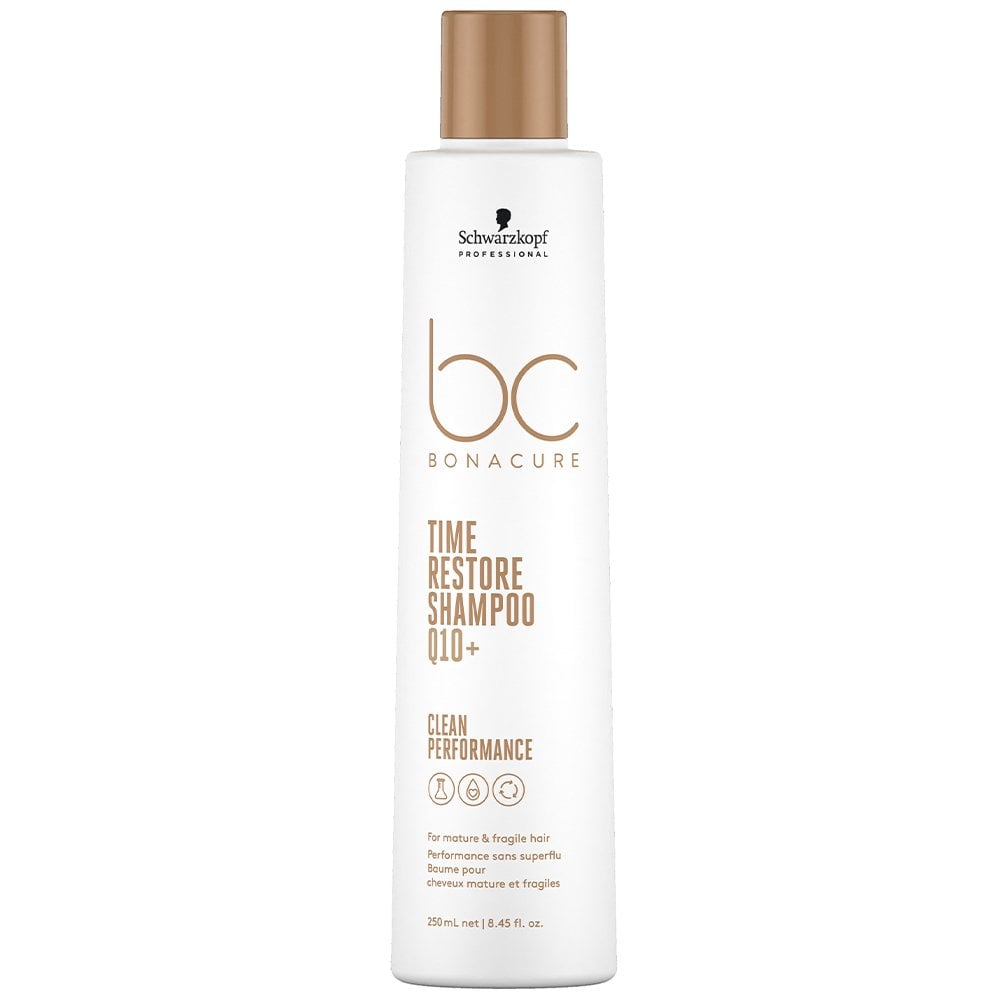 schwarzkopf-professional-bc-bonacure-clean-q10-time-restore-shampoo-250ml-p5935-61124_image.jpg Schwarzkopf Professional BC Bonacure Clean Q10+ Time Restore Shampoo 250ml - Image 1