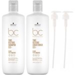 Schwarzkopf Professional BC Bonacure Clean Q10+ Time Restore Shampoo & Conditioner Twin 2 x 1000ml - Image 3