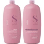 Alfaparf Milano Semi Di Lino Moisture Nutritive Shampoo & Conditioner Twin 2 x 1000ml - Image 2
