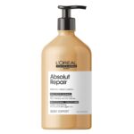 L'Oreal Professionnel Serie Expert Absolut Repair Protein + Gold Quinoa Instant Resurfacing Shampoo 1500ml, Conditioner 750ml & Mask 500ml Trio - Image 4