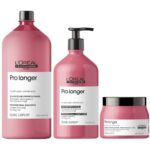 L'Oreal Professionnel Serie Expert Pro Longer Lengths Renewing Shampoo 1500ml, Conditioner 750ml & Mask 500ml Trio - Image 2