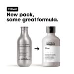 L'Oreal Professionnel Serie Expert Silver Neutralising + Brightening Shampoo 300ml - Image 4