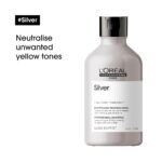 L'Oreal Professionnel Serie Expert Silver Neutralising + Brightening Shampoo 300ml - Image 5