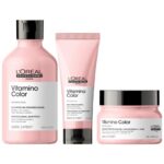 L'Oreal Professionnel Serie Expert Vitamino Colour Radiance Shampoo 300ml, Conditioner 200ml & Mask 250ml Trio - Image 2