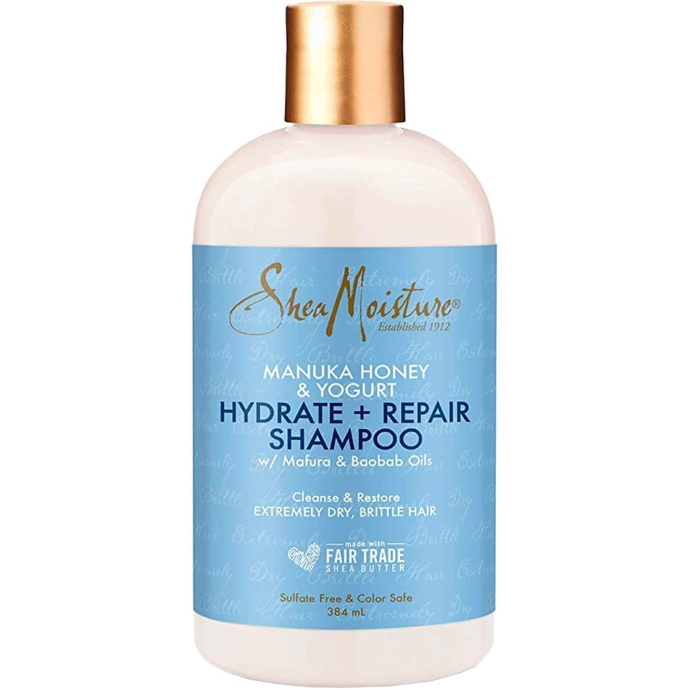 shea-moisture-manuka-honey-yogurt-hydrate-repair-shampoo-384ml-p19712-40907_image.jpg Shea Moisture Manuka Honey & Yogurt Hydrate + Repair Shampoo 384ml - Image 1