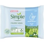 Simple Biodegradable Micellar Face Wipes Pack of 20 - Image 2