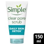 Simple Daily Skin Detox Clear Facial Scrub 150ml - Image 3