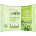 Simple Kind To Skin Cleansing Biodegradable Face Wipes Pack of 25 - Image 3