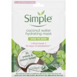Simple Kind To Skin Coconut Water Hydrating Sheet Mask 25g - Image 2