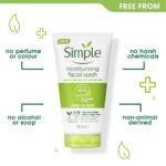 Simple Kind To Skin Moisturising Facial Foam Wash 150ml - Image 4