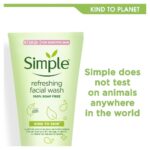 Simple Kind To Skin Refreshing Facial Wash Gel 150ml - Image 5