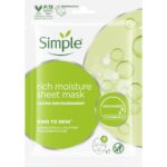 Simple Kind To Skin Rich Moisture Sheet Mask 21ml - Image 2