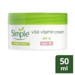 Simple Kind To Skin Vital Vitamin Day Cream SPF15 50ml - Image 2