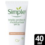 Simple Protect n Glow Triple Protect Moisturiser SPF30 40ml - Image 2