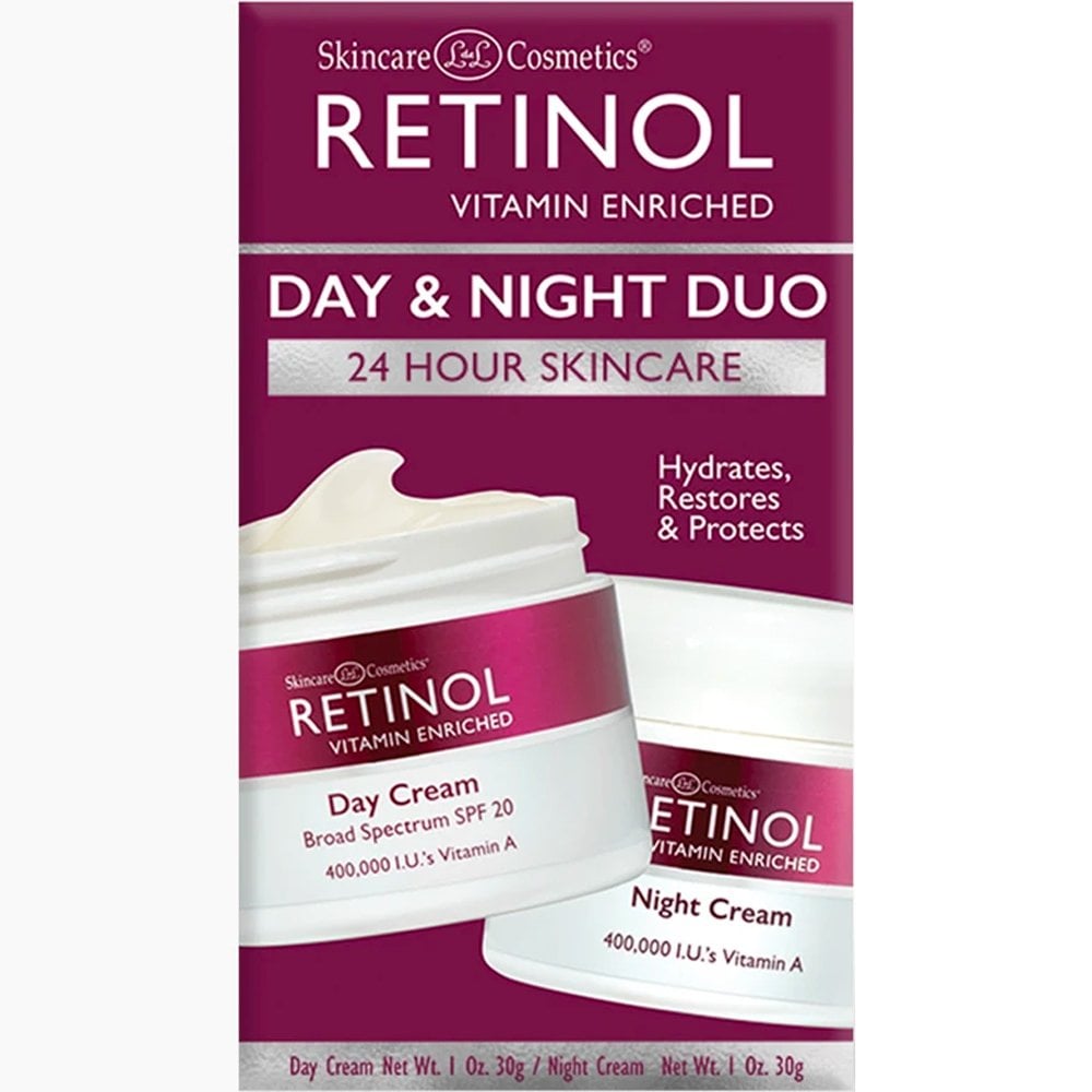 skincare-cosmetics-retinol-day-night-duo-2-x-30g-p19239-39485_image.jpg Skincare Cosmetics Retinol Day & Night Duo 2 x 30g - Image 1
