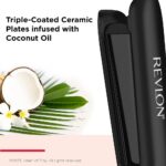 Revlon Pro Collection SmoothStay 25mm Coconut Oil-Infused Straightener & Travel Pouch - Image 5