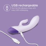 So Divine Kiss Kiss Rechargeable Rabbit Vibrator - Image 3
