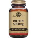 Solgar Biotin 5000 Μg 50 Vegetable Capsules - Image 2