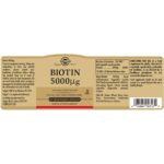 Solgar Biotin 5000 Μg 50 Vegetable Capsules - Image 3