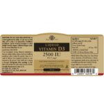 Solgar Liquid Vitamin D3 2500 IU 59ml - Image 2