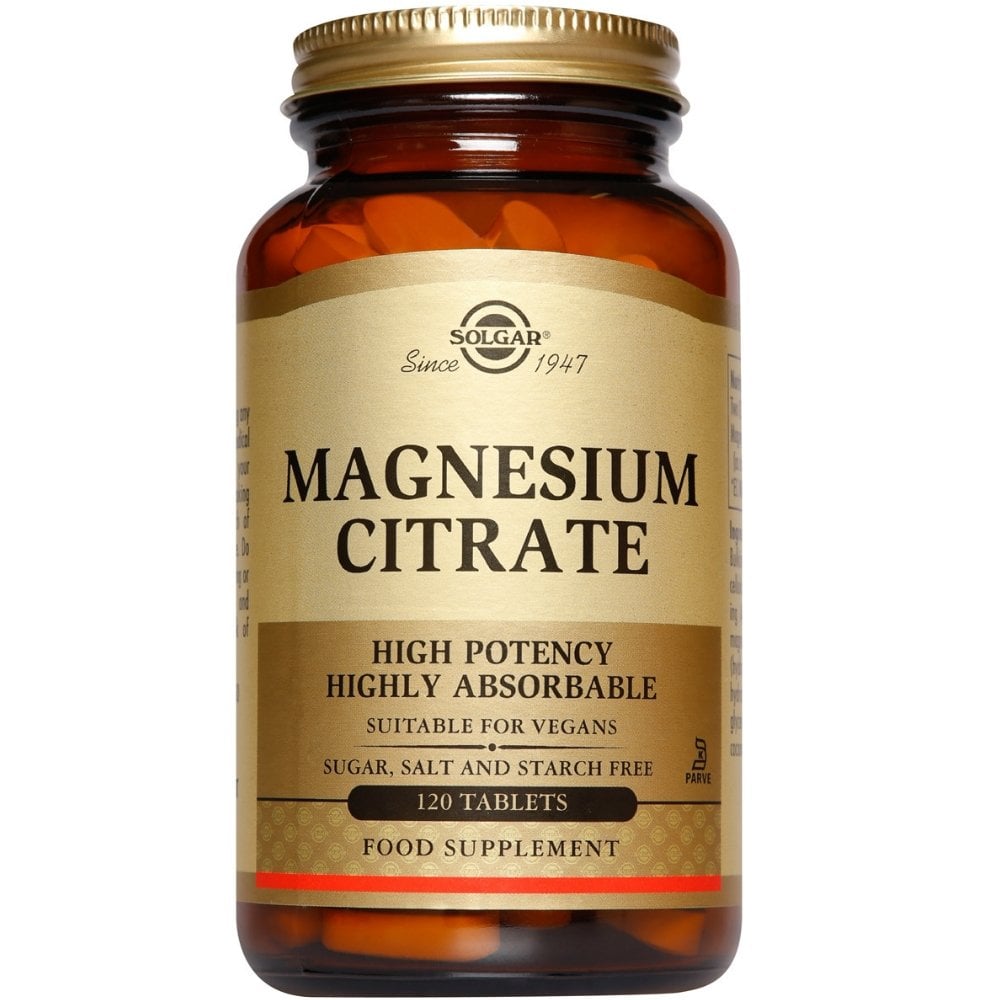 solgar-magnesium-citrate-120-tablets-p16458-83638_image.jpg Solgar Magnesium Citrate 120 Tablets - Image 1