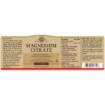Solgar Magnesium Citrate 60 Tablets