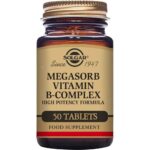 Solgar Megasorb Vitamin B-Complex 50 Tablets
