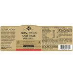 Solgar Skin, Nails & Hair Formula 120 Tablets - Image 2