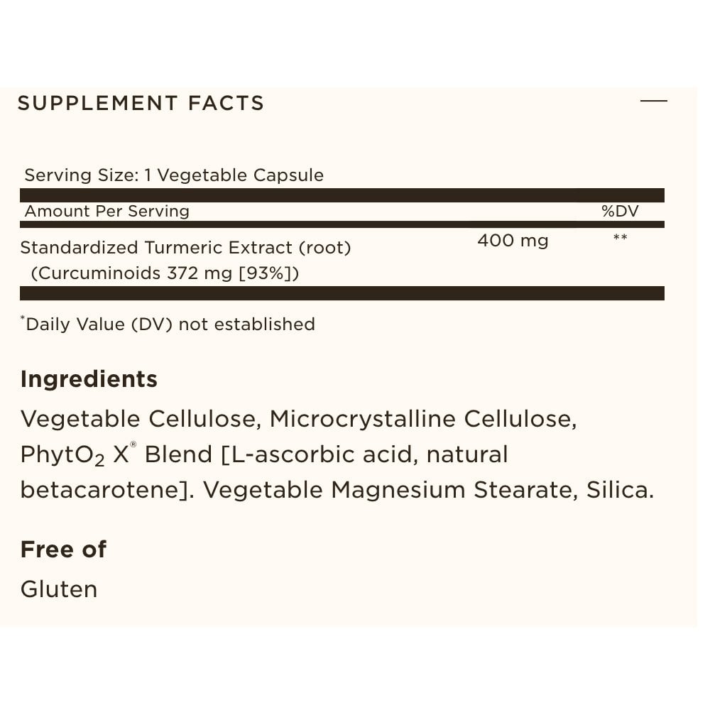 solgar-standardized-turmeric-root-extract-60-vegetable-capsules-p17399-33686_image.jpg Solgar Standardized Turmeric Root Extract 60 Vegetable Capsules - Image 1
