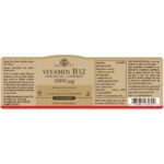 Solgar Vitamin B12 1000 Μg Sublingual Chewable 100 Nuggets